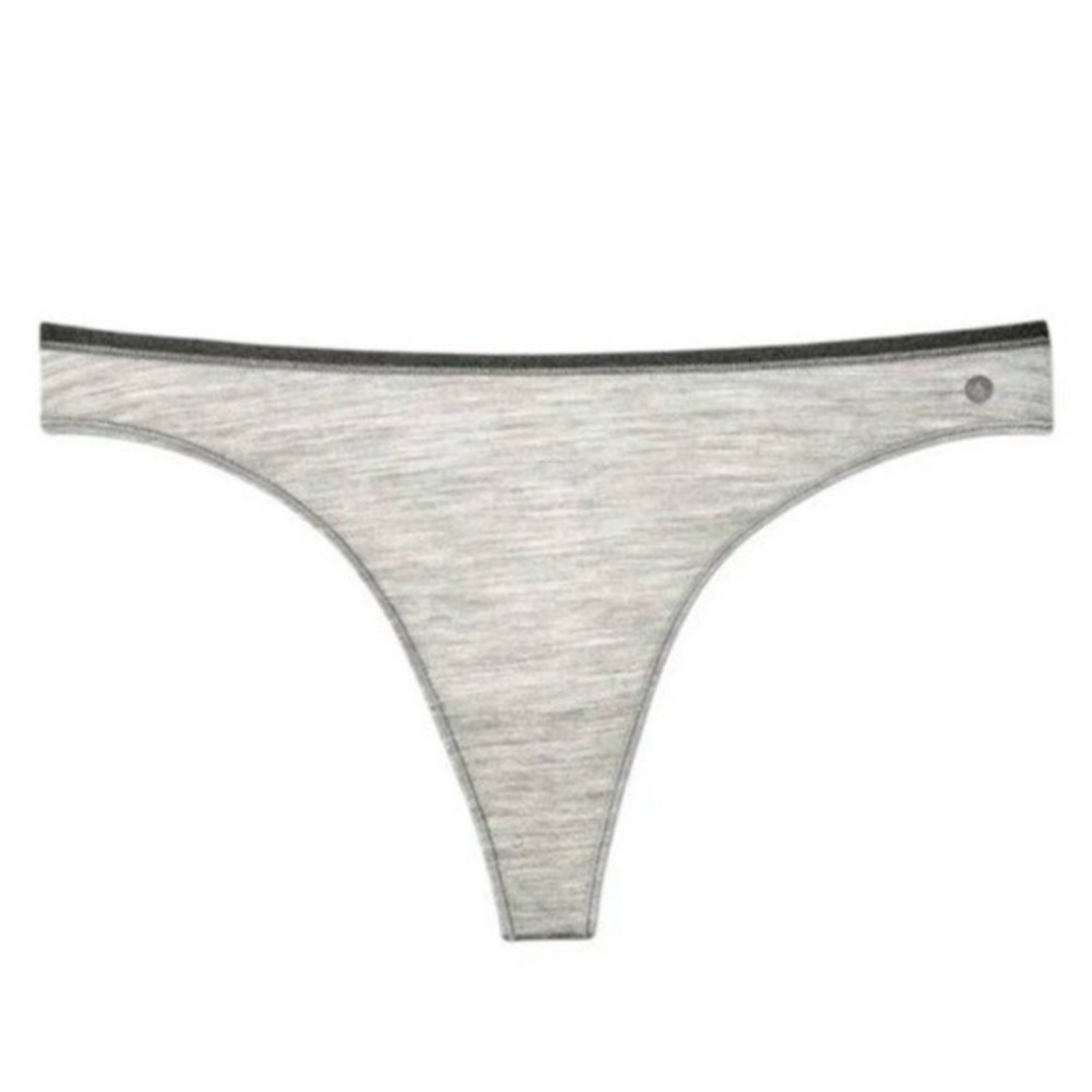 NEW Allbirds Trino Thong Boulder Grey‎ Women Merino Wool Tencel Underwear 3X